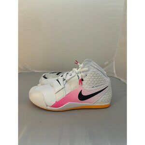 Nike zoom javelin elite 3 white pink mens track spikes shoes size 13 AJ8119 101